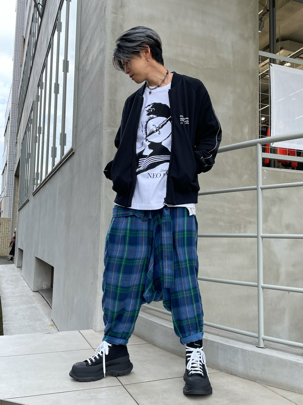 y's bang on サルエルパンツ