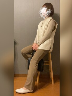 「pink adobe（ピンクアドベ）のアイテム」を使った、なみんさん（レディース・156cm）の秋コーディネート