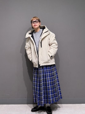 「HARUTA（ハルタ）の『別注』HARUTA×DOORS　キルトローファー（ローファー）」を使った、louisさん（レディース・153cm）の秋コーディネート