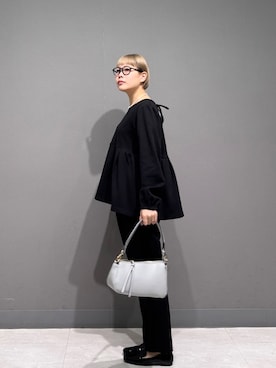 「アイテム（ローファー）」を使った、louisさん（レディース・153cm・30代）の冬コーディネート