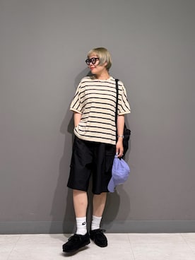 「EKAL（エカル）のアイテム」を使った、louisさん（レディース・153cm）の夏コーディネート