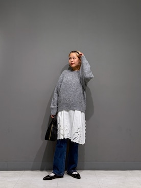 「URBAN RESEARCH DOORS（アーバンリサーチドアーズ）のアイテム（その他トップス）」を使った、louisさん（レディース・153cm）の秋コーディネート