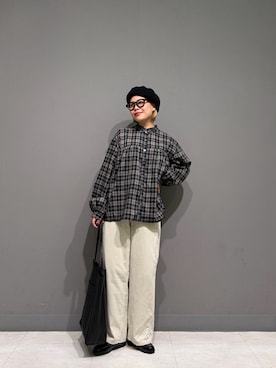 「RODE SKO（ロデスコ）のアイテム」を使った、louisさん（レディース・153cm）の秋コーディネート