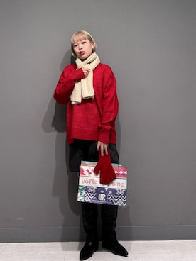 「アイテム（ブーツ）」を使った、louisさん（レディース・153cm・30代）の冬コーディネート