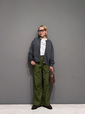 「アイテム（ネックレス）」を使った、louisさん（レディース・153cm）の秋コーディネート