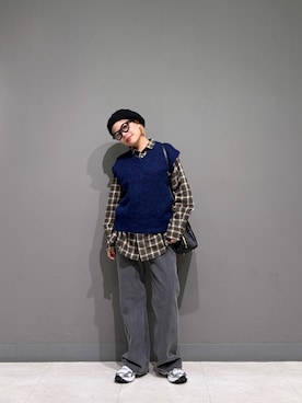 「RODE SKO（ロデスコ）のアイテム」を使った、louisさん（レディース・153cm）の秋コーディネート
