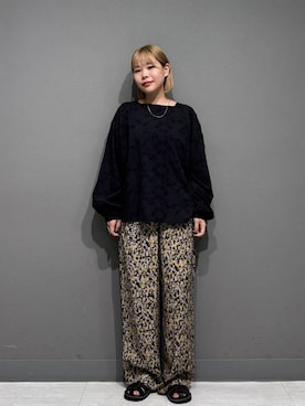 「フラワープリント」｜louisさん（レディース・153cm）の夏コーディネート