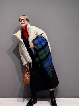 「アイテム（ワンピース/ドレス）」を使った、louisさん（レディース・153cm・30代）の秋コーディネート