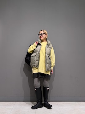 「EKAL（エカル）のアイテム」を使った、louisさん（レディース・153cm）の秋コーディネート