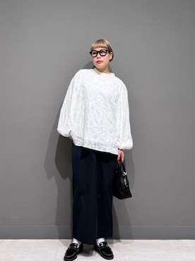 「EKAL（エカル）のアイテム」を使った、louisさん（レディース・153cm）の冬コーディネート