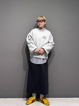 「アイテム（スカート）」を使った、louisさん（レディース・153cm・30代）の冬コーディネート