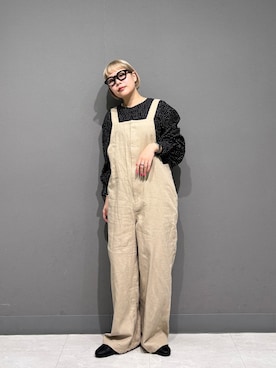 「アイテム（オールインワン・サロペット）」を使った、louisさん（レディース・153cm・30代）の春コーディネート