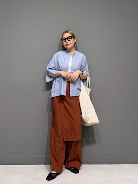 「FORK&SPOON（フォークアンドスプーン）のアイテム（トップス）」を使った、louisさん（レディース・153cm）の春コーディネート