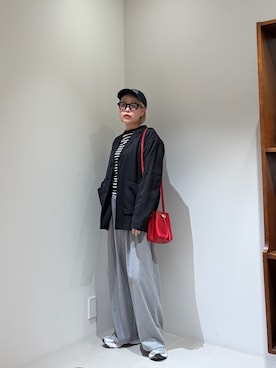 「URBAN RESEARCH（アーバンリサーチ）のアイテム（キャップ）」を使った、louisさん（レディース・153cm）の秋コーディネート