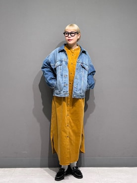 「アイテム（ワンピース）」を使った、louisさん（レディース・153cm・30代）の冬コーディネート