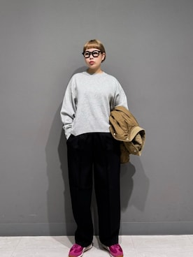 「アイテム（ブルゾン）」を使った、louisさん（レディース・153cm・30代）の秋コーディネート