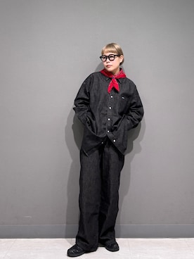 「アイテム（シャツ/ブラウス）」を使った、louisさん（レディース・153cm・30代）の冬コーディネート