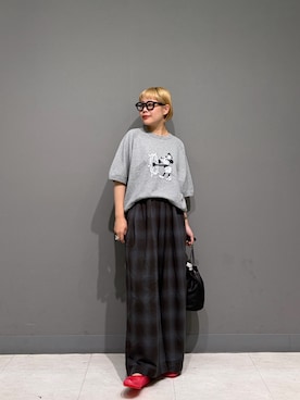 「RODE SKO（ロデスコ）のアイテム」を使った、louisさん（レディース・153cm）の夏コーディネート