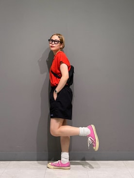 「EKAL（エカル）のアイテム」を使った、louisさん（レディース・153cm）の夏コーディネート
