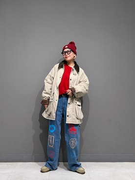「FORK&SPOON（フォークアンドスプーン）のアイテム」を使った、louisさん（レディース・153cm）の秋コーディネート