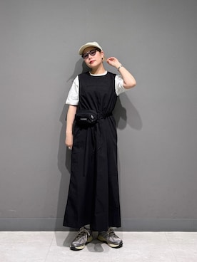 「アイテム（帽子）」を使った、louisさん（レディース・153cm）の春コーディネート