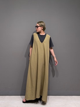 「EKAL（エカル）のアイテム」を使った、louisさん（レディース・153cm）の夏コーディネート