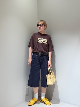 「URBAN RESEARCH（アーバンリサーチ）のアイテム（Tシャツ/カットソー）」を使った、louisさん（レディース・153cm）の夏コーディネート