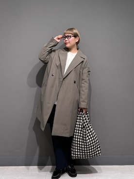 「EKAL（エカル）のアイテム」を使った、louisさん（レディース・153cm）の冬コーディネート