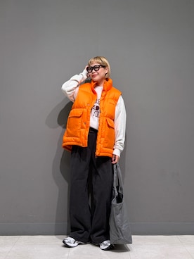 「アイテム（その他アウター）」を使った、louisさん（レディース・153cm）の秋コーディネート