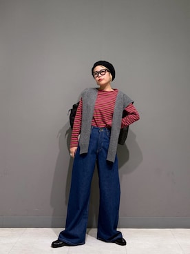 「EKAL（エカル）のアイテム」を使った、louisさん（レディース・153cm）の夏コーディネート