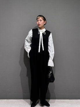 「アイテム（シャツ/ブラウス）」を使った、louisさん（レディース・153cm・30代）の冬コーディネート