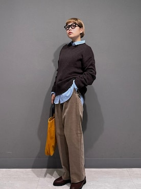 louisさん（骨格ストレート・レディース・153cm）の秋コーディネート