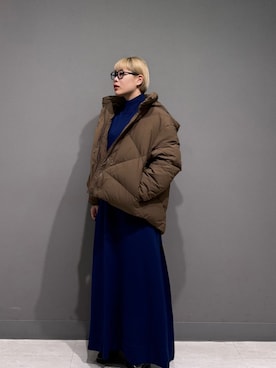 「アイテム（ローファー）」を使った、louisさん（レディース・153cm・30代）の冬コーディネート