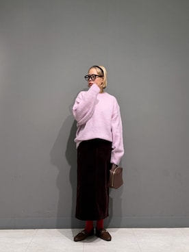 「EKAL（エカル）のアイテム」を使った、louisさん（レディース・153cm）の秋コーディネート