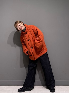 「アイテム（その他アウター）」を使った、louisさん（レディース・153cm・30代）の秋コーディネート