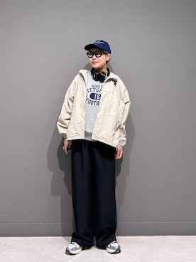 「FORK&SPOON（フォークアンドスプーン）のアイテム」を使った、louisさん（レディース・153cm）の春コーディネート