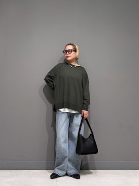 「URBAN RESEARCH（アーバンリサーチ）のアイテム（ヘアアクセサリー）」を使った、louisさん（レディース・153cm）の秋コーディネート