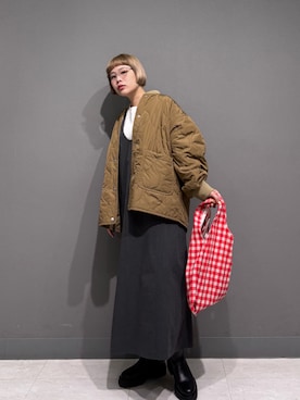 「アイテム（ブーツ）」を使った、louisさん（レディース・153cm）の秋コーディネート