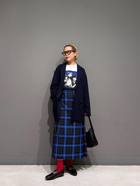 「FORK&SPOON（フォークアンドスプーン）のアイテム」を使った、louisさん（レディース・153cm）の秋コーディネート