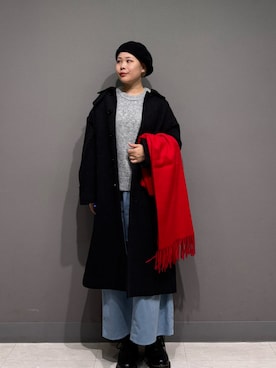 louisさん（骨格ストレート・レディース・153cm）の冬コーディネート