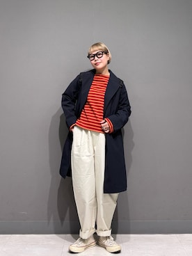 「EKAL（エカル）のアイテム」を使った、louisさん（レディース・153cm）の冬コーディネート