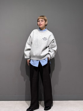 「HARUTA（ハルタ）の『別注』HARUTA×DOORS　キルトローファー（ローファー）」を使った、louisさん（レディース・153cm）の秋コーディネート