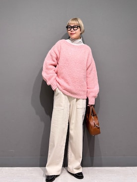 「アイテム（ローファー）」を使った、louisさん（レディース・153cm・30代）の秋コーディネート