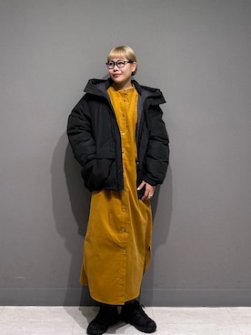 「アイテム（ワンピース/ドレス）」を使った、louisさん（レディース・153cm・30代）の秋コーディネート