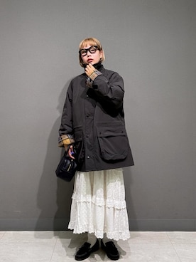 「アイテム（テーラードジャケット）」を使った、louisさん（レディース・153cm）の秋コーディネート