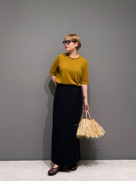 「クリアサンダル」｜louisさん（レディース・153cm）の夏コーディネート