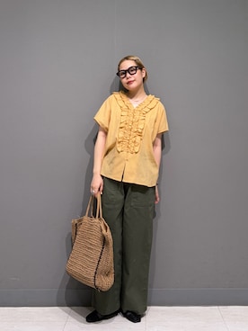 「URBAN RESEARCH Sonny Label（アーバンリサーチサニーレーベル）のアイテム（トップス）」を使った、louisさん（レディース・153cm）の春コーディネート