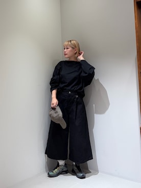 「URBAN RESEARCH（アーバンリサーチ）のアイテム（キャップ）」を使った、louisさん（レディース・153cm）の秋コーディネート