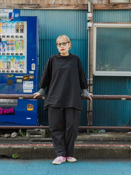 Wide Dad BREEZY TECH LONG-SLEEVE T-SHIRTS（Tシャツ/カットソー