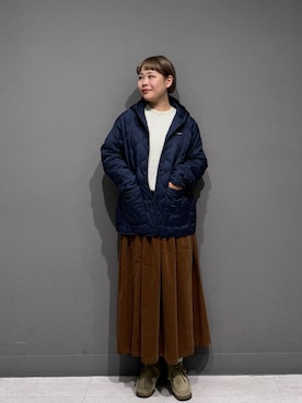 「アイテム（その他アウター）」を使った、louisさん（レディース・153cm）の秋コーディネート